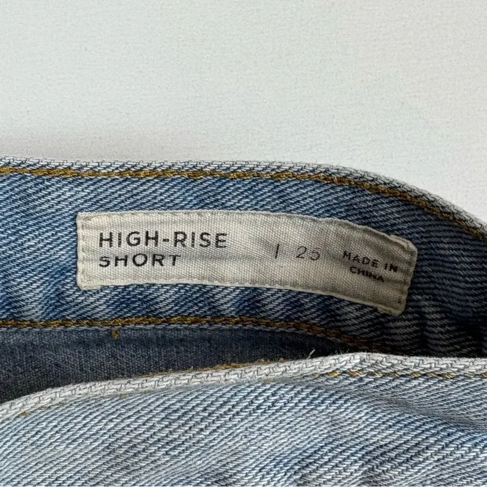 Bullhead Denim Co.‎ Button Light Denim Short Shorts